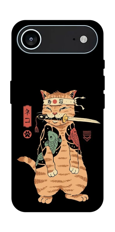 Чехол на Apple iPhone 17 Air (6.5") Кот-самурай фото 1 из 1