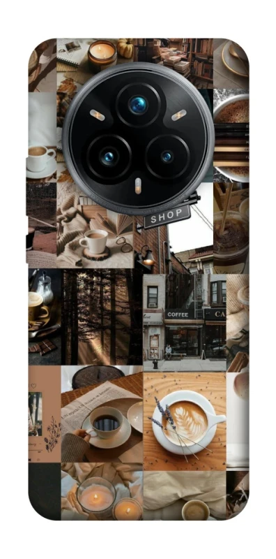 Чохол на Realme 14 Pro Coffee collage ver.3 фото 1 з 1