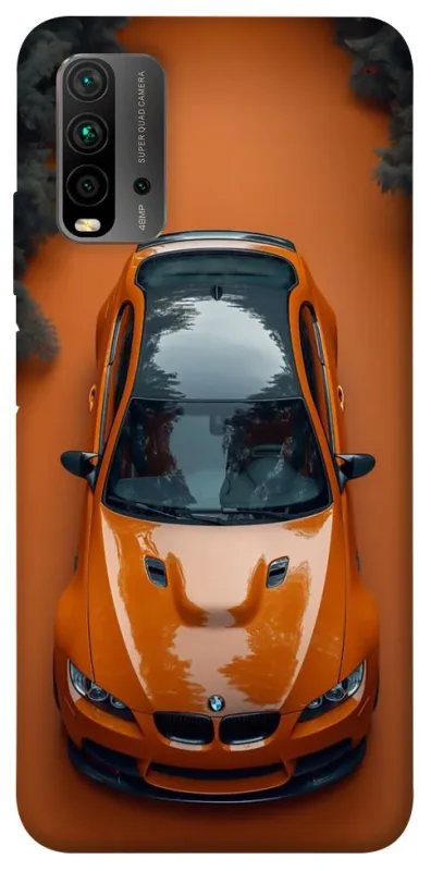 Чехол на Xiaomi Redmi 9T BMW orange фото 1 из 1