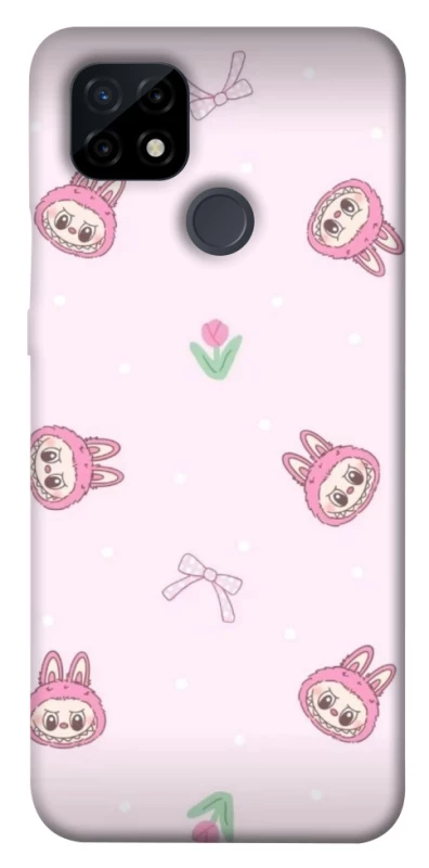 Чохол на Realme C21 Labubu Flower фото 1 з 1