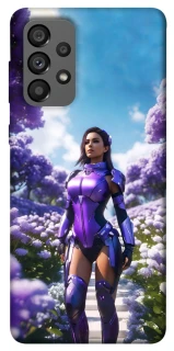 Чехол на Samsung Galaxy A73 5G Cyber space girl ver.4 фото 1 из 1