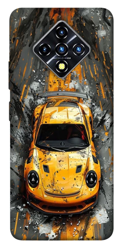 Чехол на Infinix Zero 8 Drawn Porsche фото 1 из 1