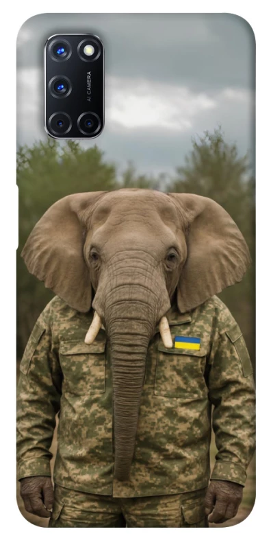 Чохол на Oppo A52 / A72 / A92 Слон захисник фото 1 з 1