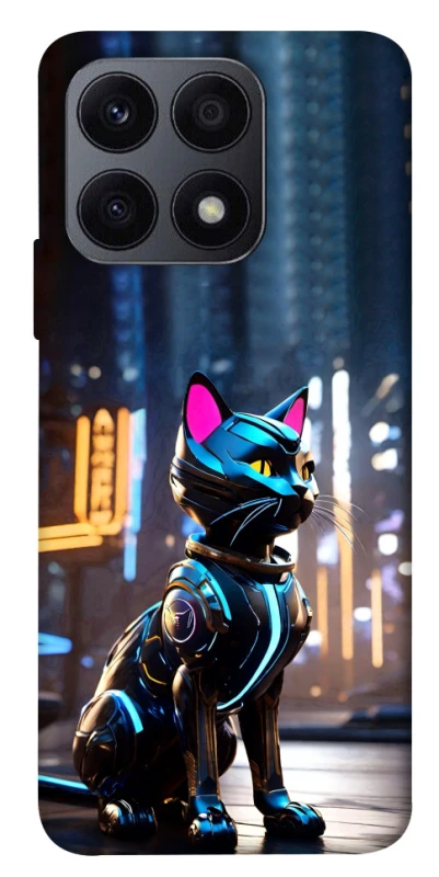 Чехол на Huawei Honor X8a Cyber cat фото 1 из 1