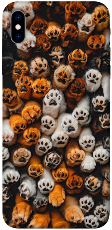 Чохол на Apple iPhone XS Max (6.5") Сat paws фото 1 з 1