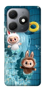 Чохол на TECNO Spark 20 Labubu in the pool фото 1 з 1
