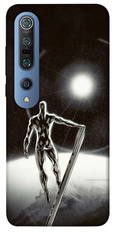 Чохол на Xiaomi Mi 10 / Mi 10 Pro Срібний серфер фото 1 з 1