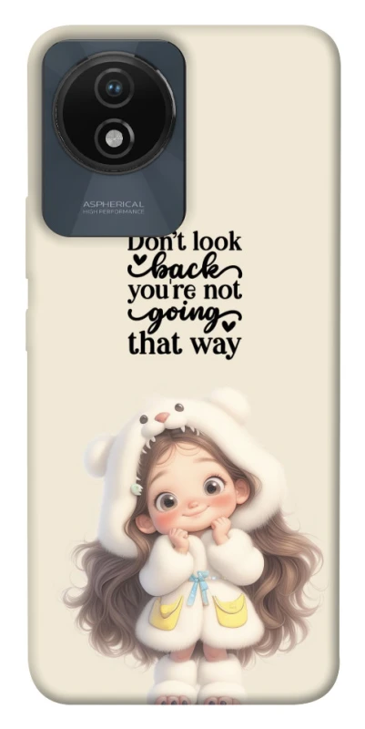 Чохол на Vivo Y02 Don't look back фото 1 з 1