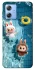 Чохол на Motorola Moto G84 Labubu in the pool фото 1 з 1