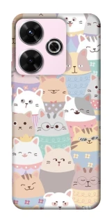 Чохол на Xiaomi Poco M6 4G Funny Kittens ver.2 фото 1 з 1