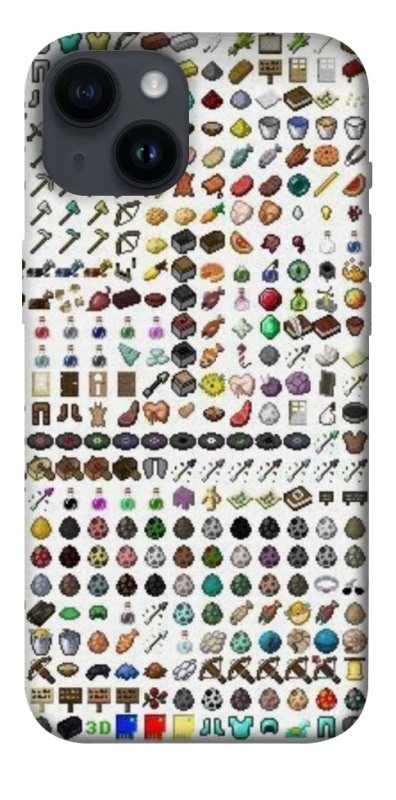 Чохол на Apple iPhone 14 (6.1") Minecraft v2 фото 1 з 1