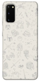 Чехол на Samsung Galaxy S20 Star Wars background ver.1 фото 1 из 1