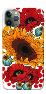 Чехол на Apple iPhone 11 Pro (5.8") Подсолнечники и маки фото 1 из 1