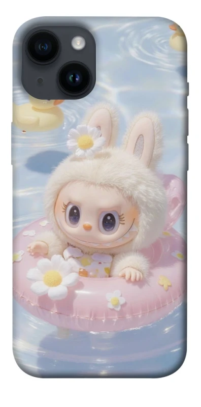 Чохол на Apple iPhone 14 (6.1") Labubu swimming фото 1 з 1