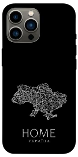 Чохол на Apple iPhone 12 Pro Max (6.7") Ukraine black map фото 1 з 1