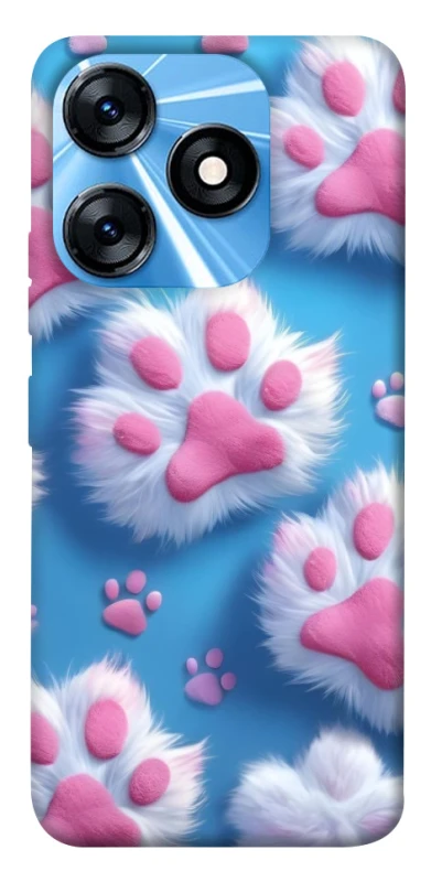 Чехол на TECNO Spark 10 Cat paw фото 1 из 1