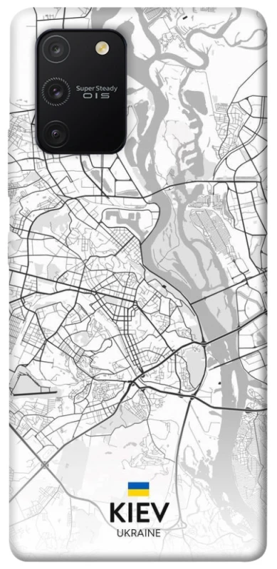 Чохол на Samsung Galaxy S10 Lite Kiev white map фото 1 з 1