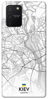 Чехол на Samsung Galaxy S10 Lite Kiev white map фото 1 из 1