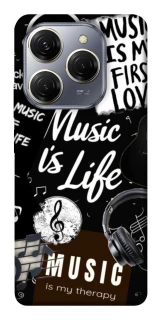 Чохол на TECNO Spark 20 Pro Music is Life фото 1 з 1
