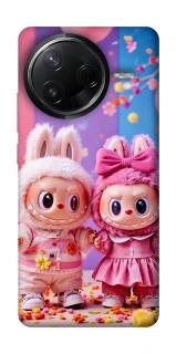 Чехол на Infinix Note 50 Pro Labubu twins ver.2 фото 1 из 1