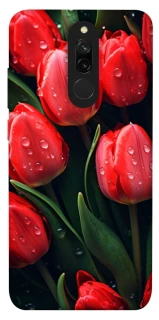 Чохол на Xiaomi Redmi 8 Червоні тюльпани фото 1 з 1