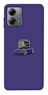 Чехол на Motorola Moto G14 Porsche purple фото 1 из 1