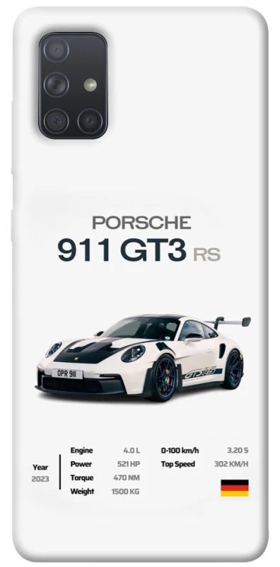 Чехол на Samsung Galaxy A71 Porsche 911 GT3 фото 1 из 1