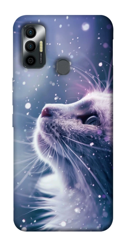 Чехол на TECNO Spark 7 Snow cat фото 1 из 1
