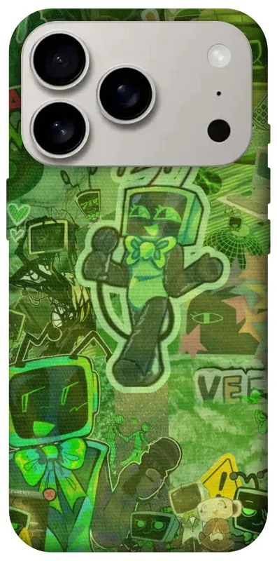 Чехол на Apple iPhone 18 Pro Dandysworld tv green theme фото 1 из 2