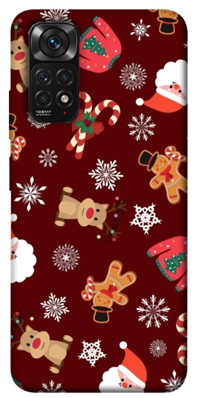 Чохол на Xiaomi Redmi Note 11 (Global) / Note 11S Новорічний v6 фото 1 з 1