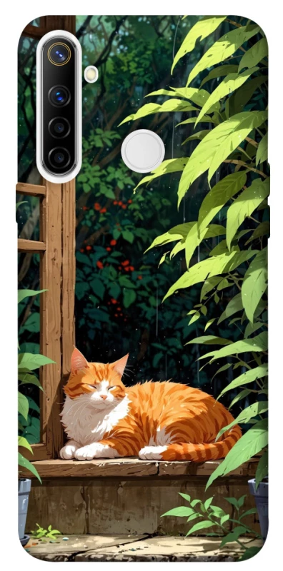 Чехол на Realme 6i red cat фото 1 из 1
