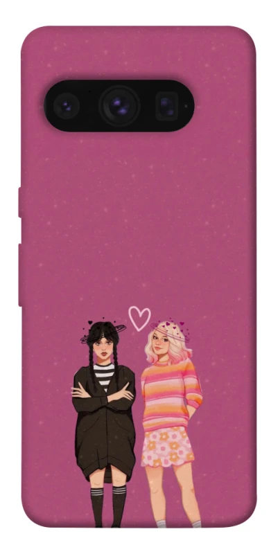 Чехол на Google Pixel 8 Pro Raven & Rainbow Wednesday фото 1 из 1