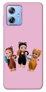 Чохол на Motorola Moto G84 Cat Cafe Trio фото 1 з 1