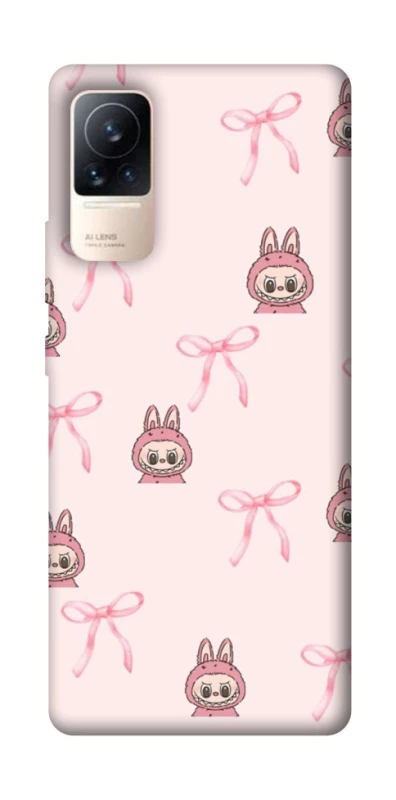 Чохол на Xiaomi Civi 6 Pink bows and Labubus фото 1 з 1