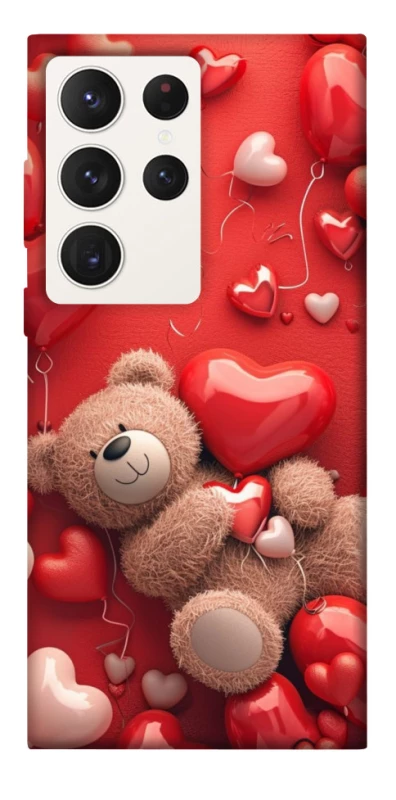 Чохол на Samsung Galaxy S23 Ultra bear in hearts фото 1 з 1