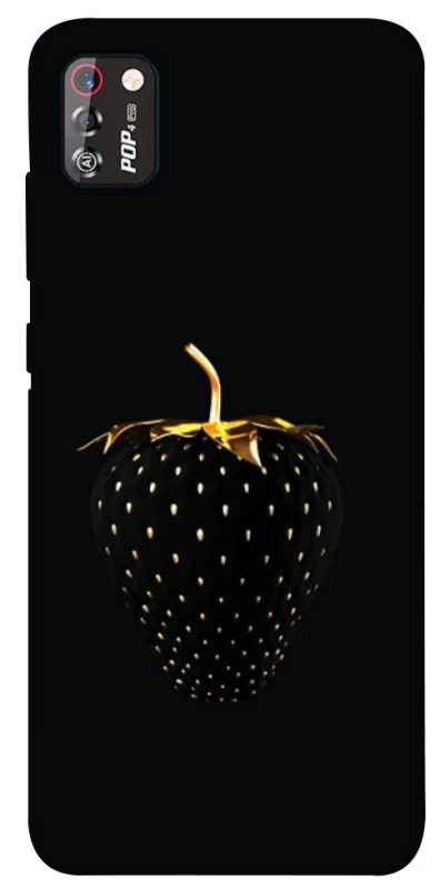 Чехол на TECNO POP 4 Pro Черная клубника фото 1 из 1