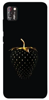 Чехол на TECNO POP 4 Pro Черная клубника фото 1 из 1