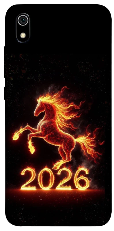 Чохол на Xiaomi Redmi 7A Red Fire Horse ver.1 фото 1 з 1