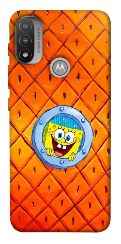 Чохол на Motorola Moto E20 Дім Спанч Боба фото 1 з 1