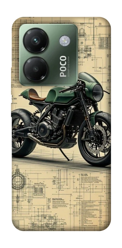 Чохол на Xiaomi Poco M7 pro 5G Bike model фото 1 з 1