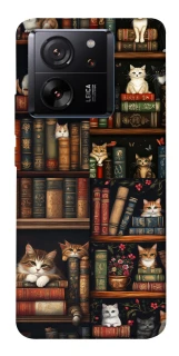 Чехол на Xiaomi 13T Cats & Books фото 1 из 1