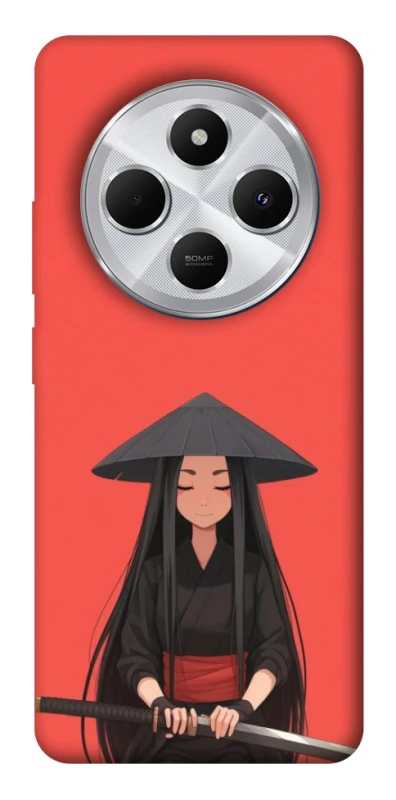 Чехол на Xiaomi Redmi 14C / Poco C75 Red samurai фото 1 из 1