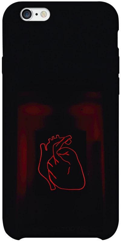 Чехол на Apple iPhone 6/6s plus (5.5") Красное сердце фото 1 из 1