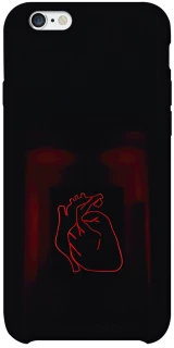 Чехол на Apple iPhone 6/6s plus (5.5") Красное сердце фото 1 из 1