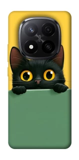 Чохол на Xiaomi Redmi Note 14 Pro+ 5G Black cat v2 фото 1 з 1