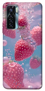 Чохол на TECNO Camon 17 Pro Полуниця в воді фото 1 з 1