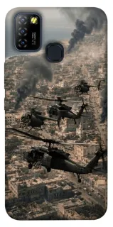 Чехол на Infinix Hot 10 Lite Black hawk фото 1 из 1