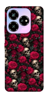 Чохол на ZTE Nubia V60 Desing Черепа та рози фото 1 з 1