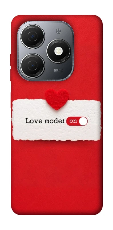 Чохол на TECNO Spark 20 Love Mode ON фото 1 з 1