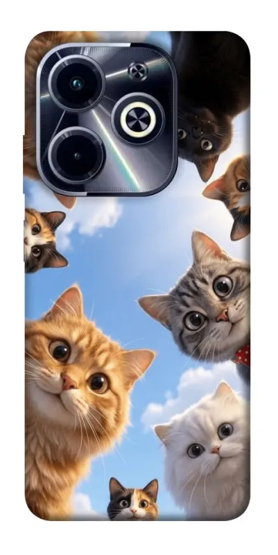 Чохол на Infinix Hot 40i Cats фото 1 з 1